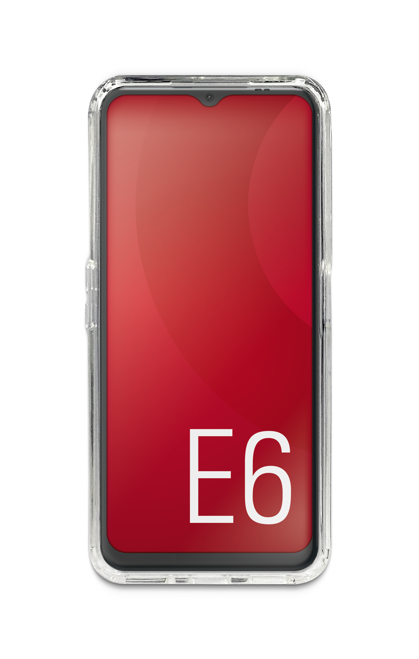 Frontansicht des emporia.SMART6 mit transparenter Hülle 